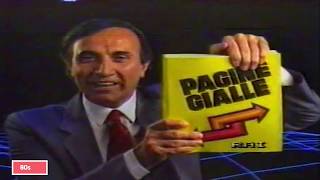 PUBBLICITA PAGINE GIALLE  PIPPO BAUDO  1985  THE 80s DATABASE [upl. by German348]