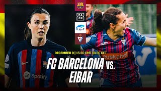 Barcelona vs Eibar  Liga F 202324 Matchay 11 Full Match [upl. by Luhe]