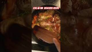 COQ AU VIN FRENCH DELICIOUS RECIPE coqauvin [upl. by Suhploda]