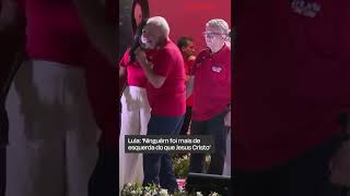 quotNinguém foi mais de esquerda do que Jesus Cristoquot Lula [upl. by Nuawd]