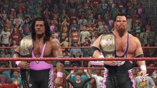 Demolition Vs Hart Foundation Wwe 2k23 [upl. by Zanze]