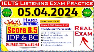 IELTS LISTENING PRACTICE TEST 2024 WITH ANSWERS  05042024 [upl. by Vial516]