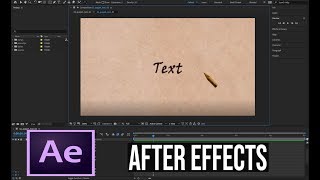 After Effects Tutorial  Handwriting Effect Animation  Handwriting Effect in After Effects [upl. by Nylhsa]