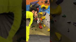 Halloween Overhang bouldering climbing climbinggym rockclimbing pullups strong halloween [upl. by Sidoma]