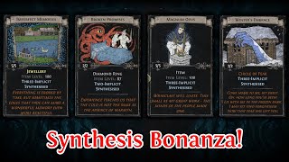 PATH OF EXILE 317  SYNTHESIS DIVINATION CARD BONANZA  56 SETS for 60 EX  IMPLICITS FOR DAYS [upl. by Merriman]