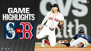 Mariners vs Red Sox Game Highlights 73024  MLB Highlights [upl. by Batholomew]