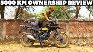 Is The Himalayan 450 Worth It 5000km Ownership Review  Watch Before Buying [upl. by Maiah]