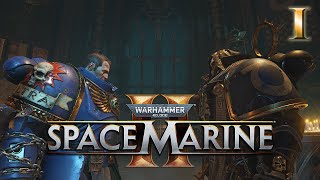 Titus Returns  Warhammer 40k Space Marine 2 Angel of Death Difficulty  Part 1 [upl. by Akirdnahs]