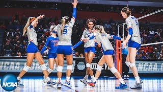 First day of the 2019 NCAA women’s volleyball tournament [upl. by Dionis]