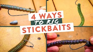 Stick Baits amp Soft Plastic Worms 4 Techniques You NEED to Master [upl. by Ennayhs593]