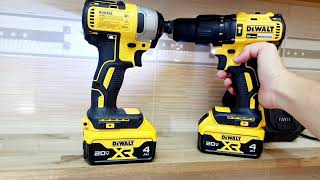 Combo Khoan Vít Dewalt 5400k 2 pin 4Ah sạc DCB115 lh 0888840578 [upl. by Shiverick]