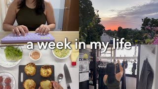 life in singapore 🍔🥘😋🦦 making burgers 85 wfh cooking couscous singapore vlog dayinmylife [upl. by Dahsar976]