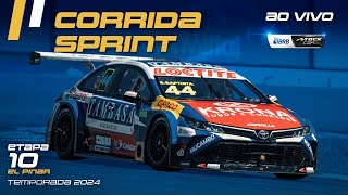 STOCK CAR BRB 2024 AO VIVO  10ª ETAPA  CORRIDA SPRINT  EL PINAR URUGUAI [upl. by Gnoy]