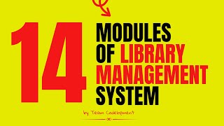 How to Build an Advanced Library Management System Project in Final Year  Modules with SOURCE CODE [upl. by Kroy456]