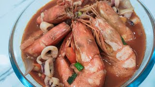 Shrimp Recipe  Stir Fry TomYam With Squid AND Shrimp  简单美味鱿鱼虾东炎 EASYCOOKDELICIOUS [upl. by Castillo]