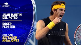 Juan Martin del Potro vs Roger Federer Extended Highlights  2009 US Open Final [upl. by Allekram]