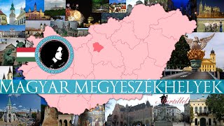 Magyar megyeszékhelyek │ Hungarian county seats │ Hungarian for foreigners [upl. by Cochard]