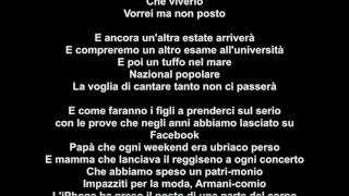 Jax e Fedez  Vorrei ma non posto LYRICSTESTO [upl. by Darum89]