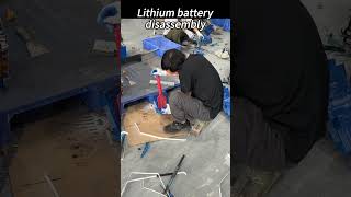 Lithium battery disassembly lithium energy storage battery ess [upl. by Ddart]