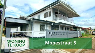 Mopestraat 5 • 200 m² Hoogbouw te Zorg amp Hoop Paramaribo Suriname [upl. by Anaerda]