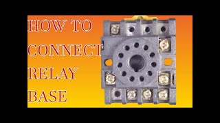 11 Pin Relay Pinout Circuit and Wiring Diagram with reset button [upl. by Donavon938]