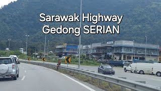 Sarawak jalan raya Pan Borneo driving from Simunjan junction to Serian🚙 [upl. by Sivla481]