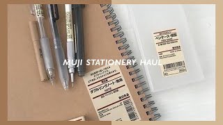 muji stationery haul w demos [upl. by Ycnay276]