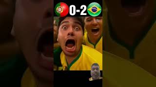 The day Brazilian fans never forget ।। Brazil vs Portugal in the FIFA World cup shorts football [upl. by Yssep]