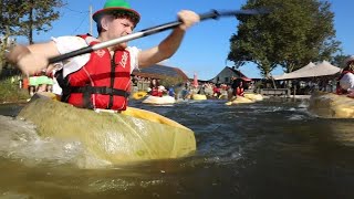 Pumpkin Paddling Fun at Belgium’s Unique Halloween Tradition [upl. by Jerold]