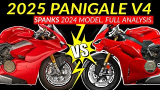 2025 Ducati Panigale V4 vs 2024 Panigale  Which is Better  Full Analysis [upl. by Greenlee]