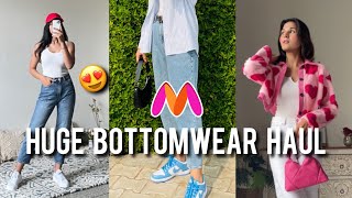 MYNTRA Trendy Bottomwear Haul😍Must have bottom wearJeans Haul😍 Swati Rathi myntra jeans [upl. by Banebrudge12]