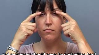 Eye Exercises during the Paresis stage of facial palsy [upl. by Ivgnout]