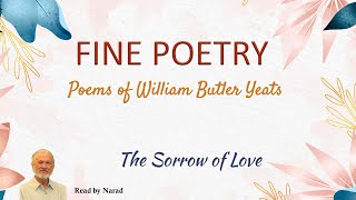 Fine Poetry  Poems of W B Yeats  The Sorrow of Love read by Narad [upl. by Zebada]