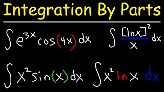 Integration By Parts [upl. by Monroe575]