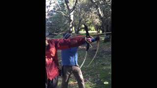 Longbow vs Recurve limb recoil 1 [upl. by Matthieu]