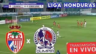 Real sociedad vs Olímpia en vivo liga nacional Honduras Jornada 13 [upl. by Adiaj]