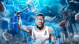 FRANKLIN Becomes A LIGHTNING GOD GTA 5 Mods [upl. by Nnail]