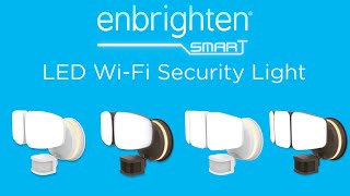 58242 58243 58244 58245 Enbrighten Smart LED WiFi Security Light  Setup and Pairing [upl. by Nerraf869]