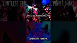 GUARDIAN TRUE POWER VS LIMITLESS GOD GUARDIAN debate 1v1 battle edit godzilla godzillavskong [upl. by Eniretac]