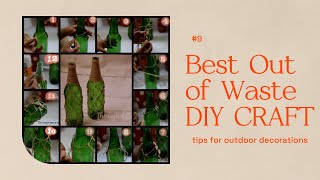 AMAZING GLASS BOTTLE CRAFT IDEAS FOR HOME CLEVER WAYS TO RECYCLE GLASS BEER BOTTLES AT HOME [upl. by Einej]