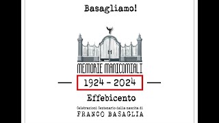 Presentazione Rassegna EFFEBICENTO organizzata da ACCO per il centenario di Franco Basaglia [upl. by Nhtanhoj919]