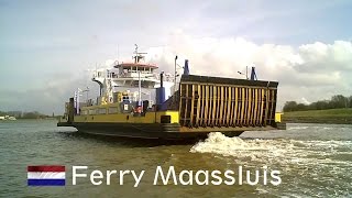 HOLLAND Ferryboat Nieuwe Waterweg Maassluis↔Rozenburg [upl. by Belen]