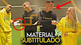 CRISTIANO RONALDO ENTRENA a ANA MARKOVIC y KHABY KAME SUBTITULADO [upl. by Dihgirb259]