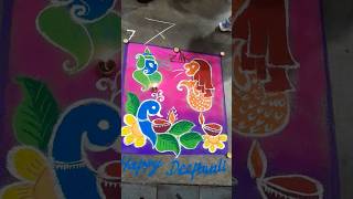 rangoli deepavali kolam trending diwali rangolidesigns reels shorts [upl. by Aneehsak487]