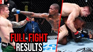 Marvin Vettori Vs Kevin Holland UFC Vegas 23 Full Fight Results [upl. by Llirpa]