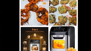 Digital Air fryerReview agaro airfryer viralvideo food india vada fishfry lessoilcooking [upl. by Noteek]