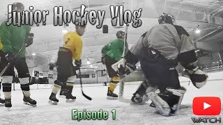 Junior Hockey Vlog Ep 1 New Year NEW TEAM  Micd GoPro Hockey [upl. by Damick]