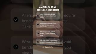 Avoid Carpal Tunel Syndrome [upl. by Manvil]