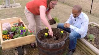 Planting a Container Flower Garden  Family Plot [upl. by Lewej27]