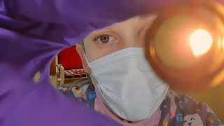 Clínica ASMR  Alergia Ocular Roleplay  Dilatación Pupila  SusurrosdelSurr [upl. by Tiat]